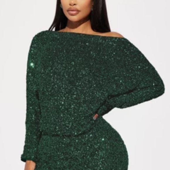 Valery Sequin Mini Dress - Picture 1 of 2